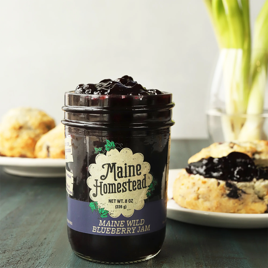 Maine Wild Blueberry Jam by Maine Homestead Sabbathday Lake Shaker